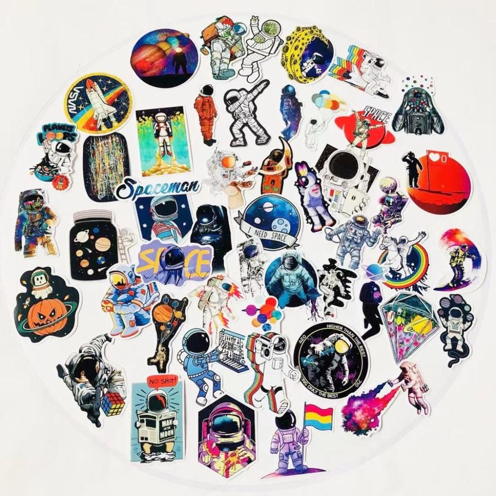 Astronaut/Space Stickers (50pc)